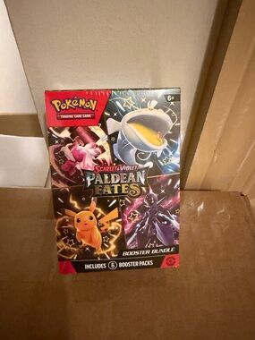 Pokemon Paldean Fates Booster Bundle - Red, Yellow, Black